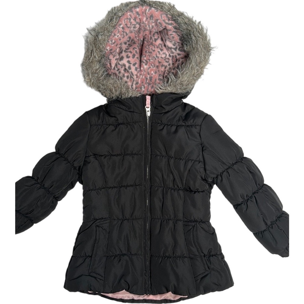 Black Girl’s Winter Coat with Hoodie